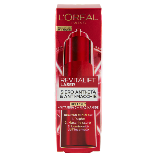 L'Oréal Paris Revitalift Laser Siero Anti-Età & Anti-Macchie Melasyl 50 ml