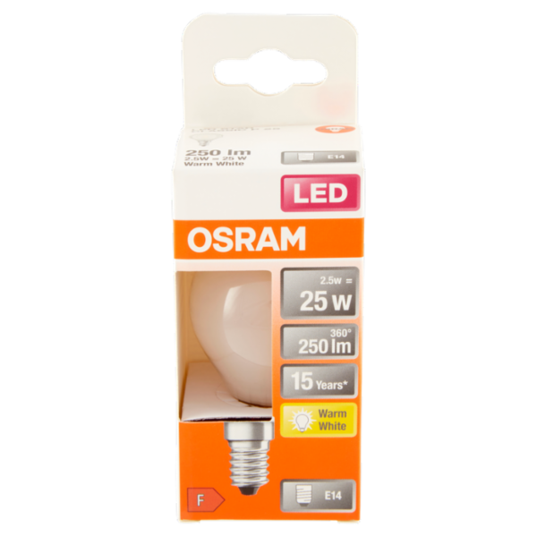 Osram Led Star Classic P 25 Warm White 2.5 W E14