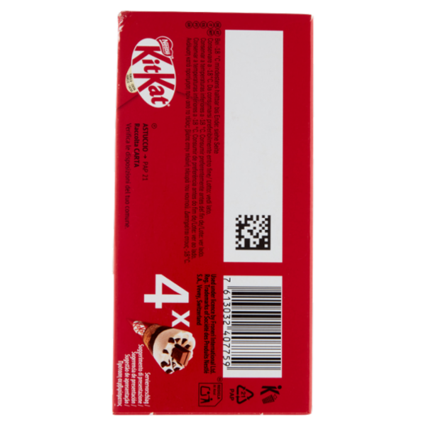 KITKAT® Cono alla Vaniglia 4 x 63,3 g
