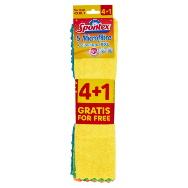 Spontex Microfibre Collection XXL 4+1