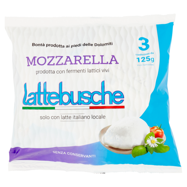 lattebusche Mozzarella 3 x 125 g