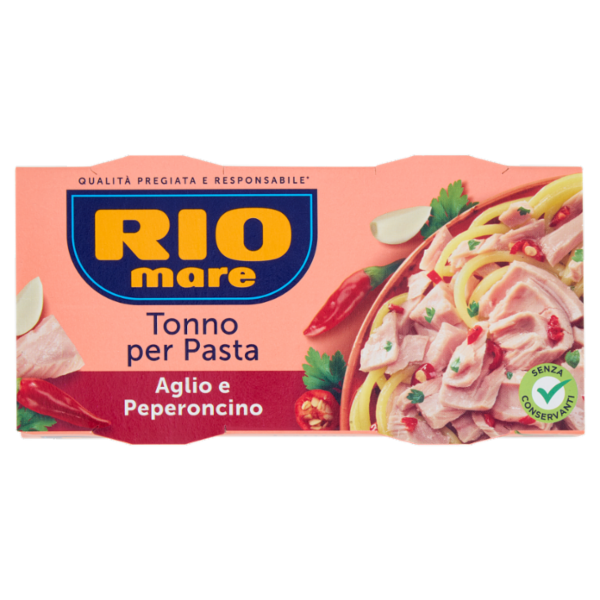 Rio mare Tonno per Pasta Aglio e Peperoncino 2 x 160 g
