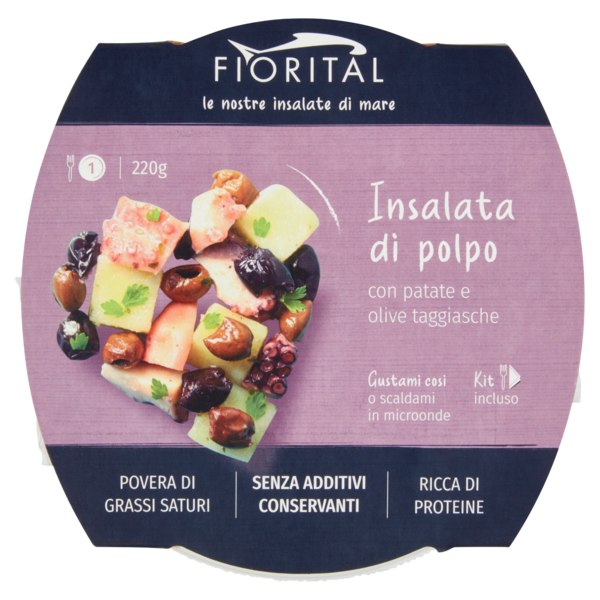 Fiorital Insalata di polpo con patate e olive taggiasche 220 g