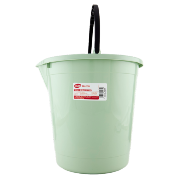 Selex Secchio Diametro 28 cm Verde Cammeo 10 L