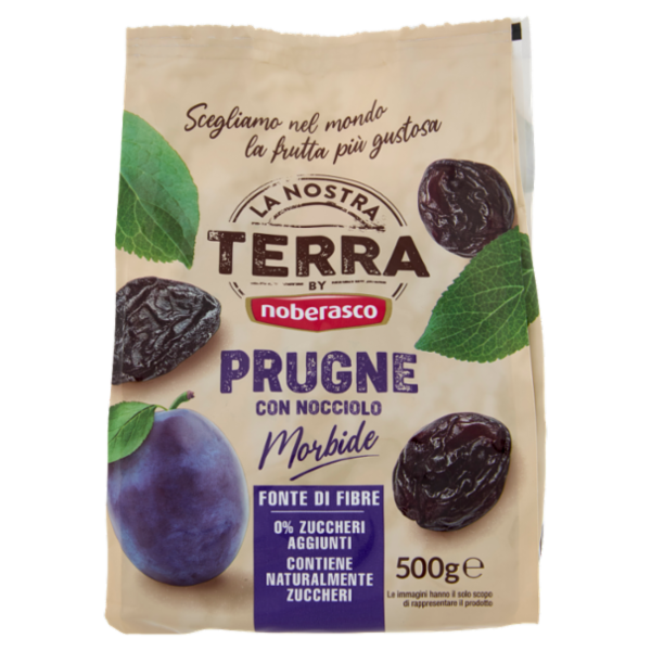 La Nostra Terra Prugne con Nocciolo Morbide 500 g
