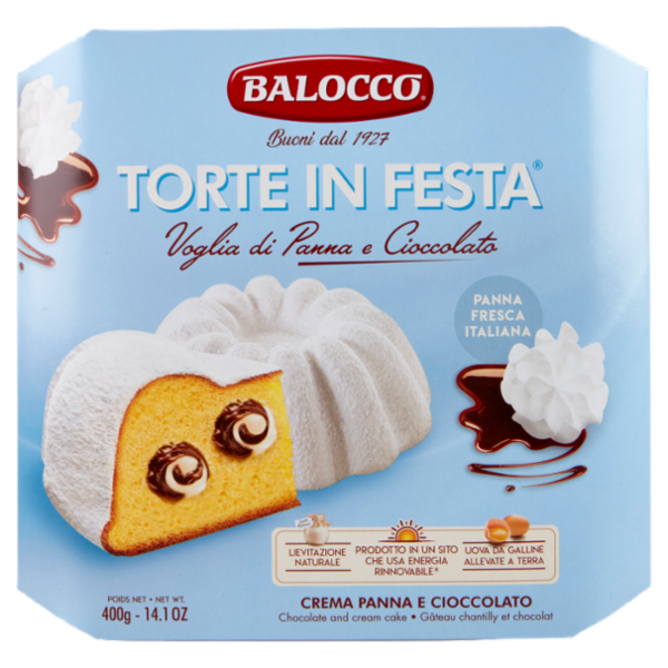 Balocco Torte in Festa Voglia di Panna e Cioccolato 400 g