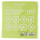 Consilia Tovaglioli 2 Veli 25x25 cm Verde Mela 100 pezzi