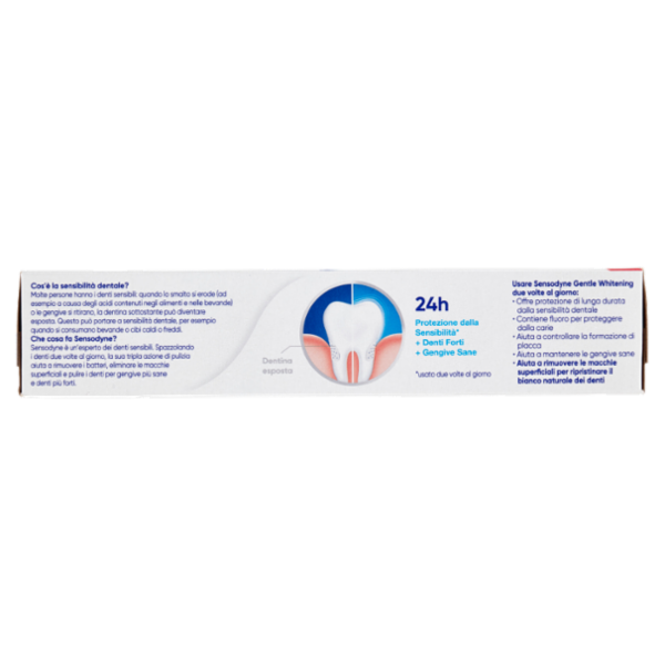 Sensodyne Dentifricio Gentle Whitening per Denti Sensibili, Effetto Sbiancante 100 ml