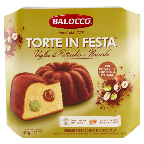 Balocco Torte in Festa Voglia di Pistacchio e Nocciola 400 g