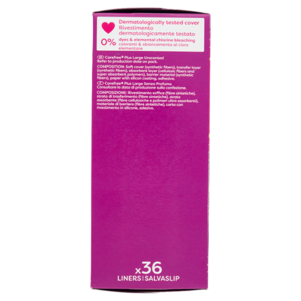 Carefree Plus Large Salvaslip 36 pz