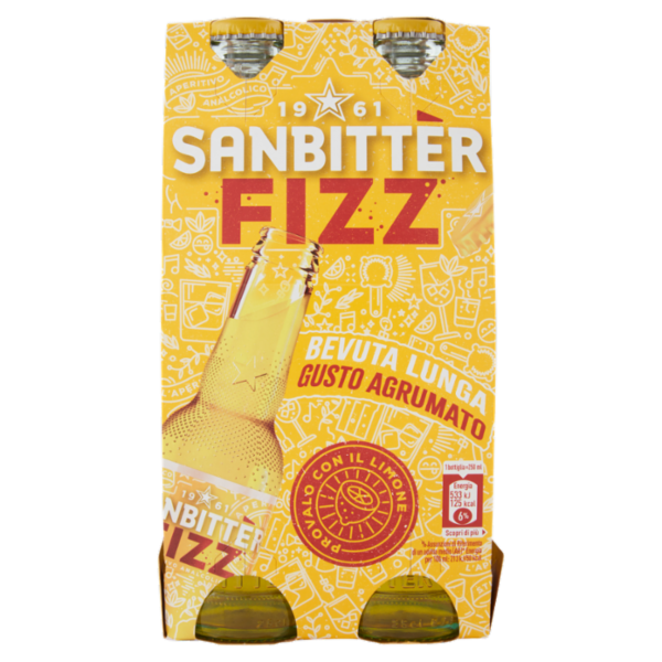SANBITTÈR Fizz 4x25cl