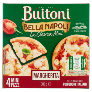 Buitoni Bella Napoli La Classica Mini Margherita (4 Mini Pizze Surgelate) 300 g