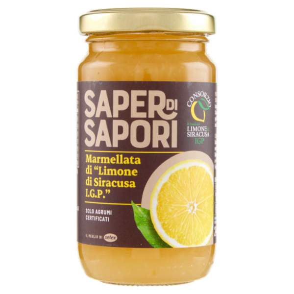 Selex Saper di Sapori Marmellata di Limoni di Siracusa I.G.P. 240 g