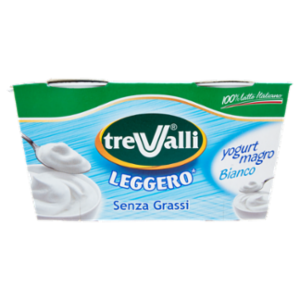 TreValli Yogurt Magro Bianco 2 x 125 g