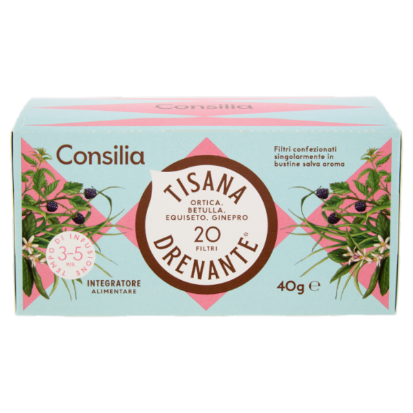 Consilia Tisana Drenante 20 Filtri 40 g