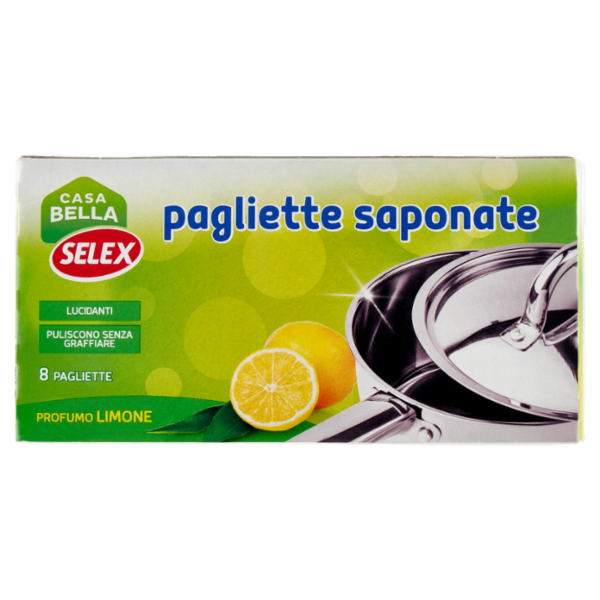 Selex Casa Bella Pagliette Saponate Profumo Limone 8 pezzi