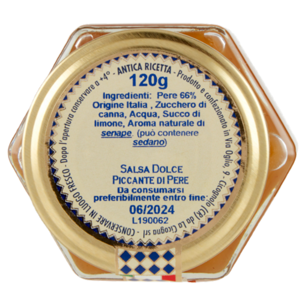 Luccini Salsa Dolce Piccante di Pere 120 g