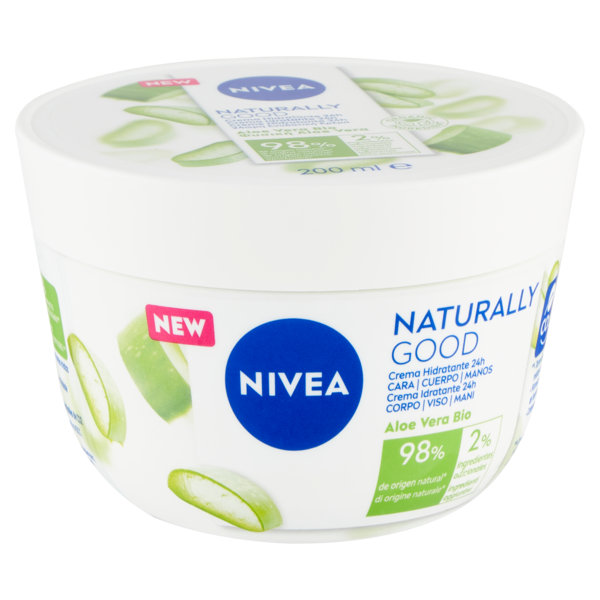 Nivea Naturally Good Crema Idratante 24h Aloe Vera Bio 200 ml