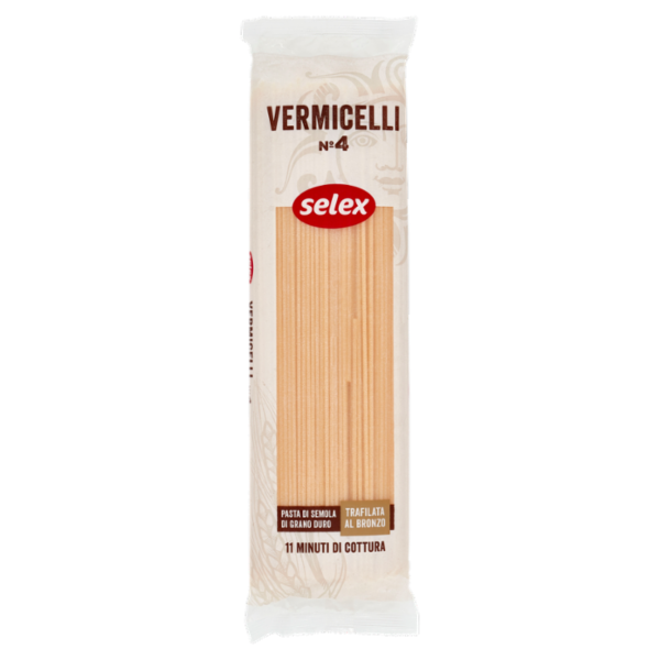 Selex Pasta di Semola Trafilata al Bronzo Vermicelli 500 g