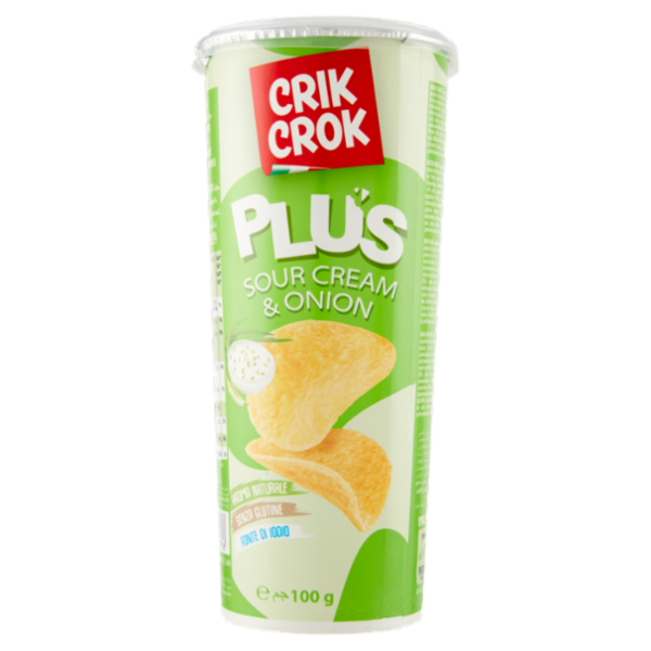 Crik Crok Plus Sour Cream & Onion 100 g