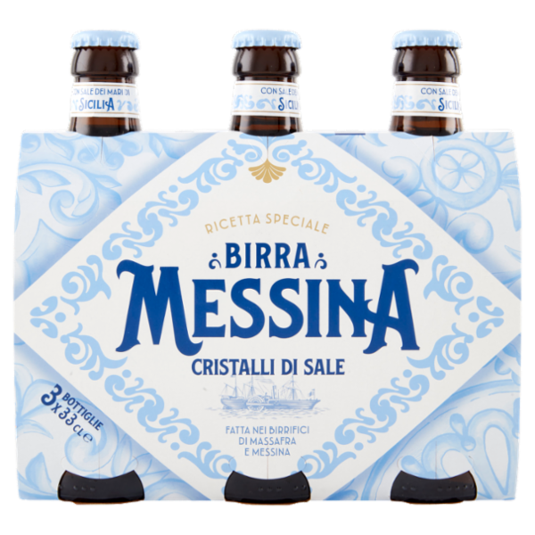 Birra Messina Cristalli di Sale 3 x 33 cl