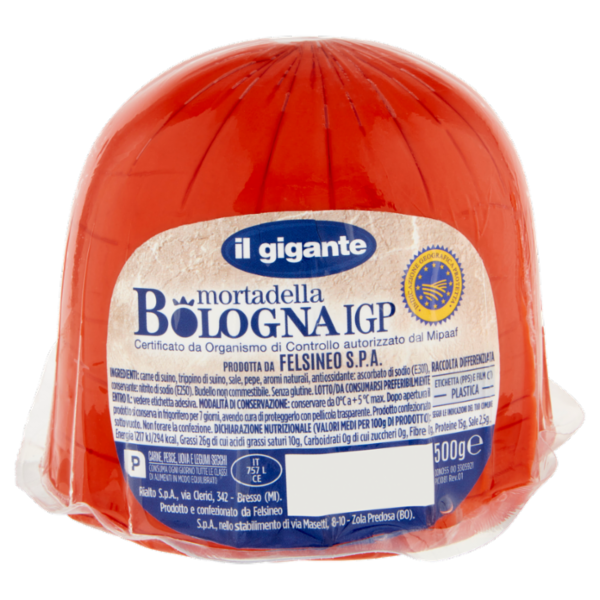 IL GIGANTE Mortadella Bologna IGP 500 g