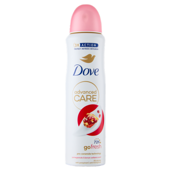 Dove advanced Care go fresh pomegranate & lemon verbena scent anti-perspirant 150 ml