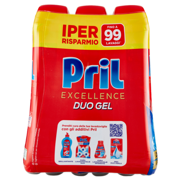 PRIL Excellence Duo Gel Limone 3x600ml
