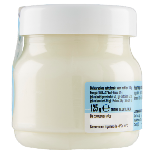 AlpiYò Yogurt di Valtellina 0,1% di Grassi Naturale 125 g