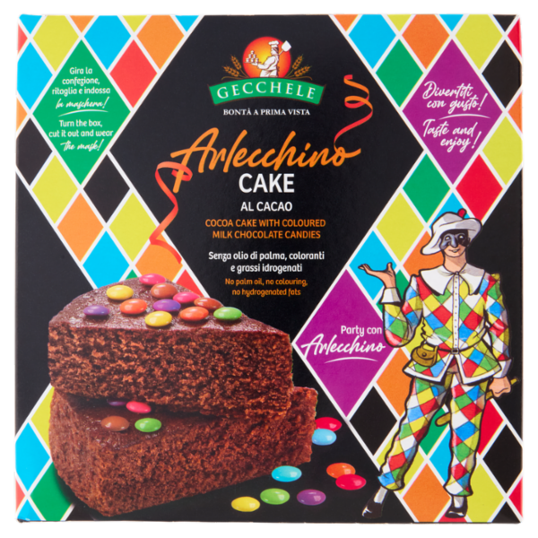 Gecchele Arlecchino Cake al Cacao 275 g