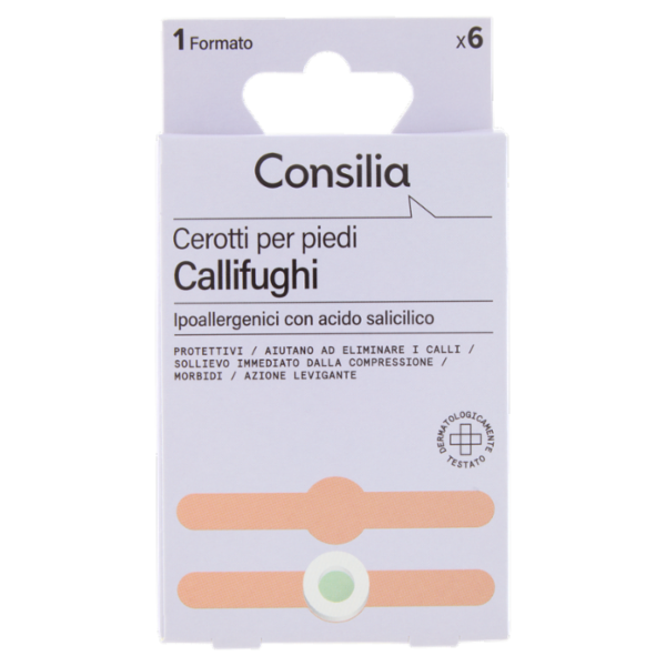 Consilia Cerotti Callifughi con Disco Centrale Monoformato 6 pezzi