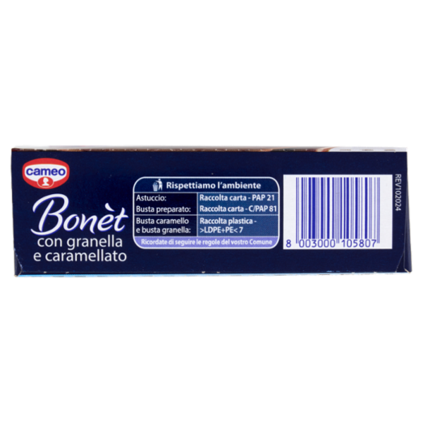 cameo Preparato per Bonèt con granella e caramellato 170 g