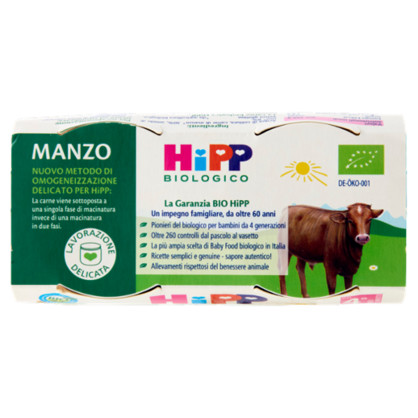 HiPP Biologico Manzo 2 x 80 g