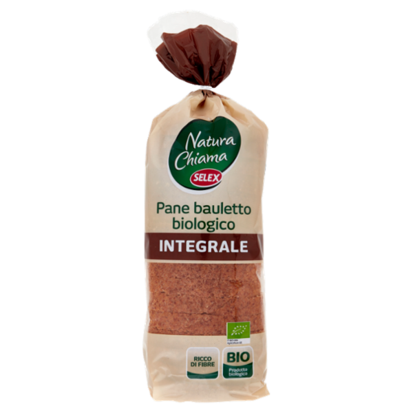 Selex Natura Chiama Pane Morbido Integrale Biologico a Fette 400 g