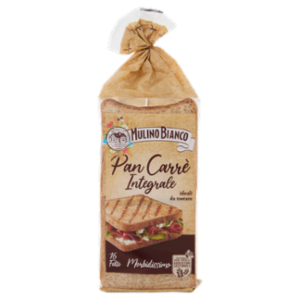 Mulino Bianco Pan Carrè Pane Integrale Ideale Per Toast 16 Fette 315g