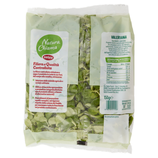 Selex Natura Chiama Valerianella Lavata e Pronto per il Consumo 150 g