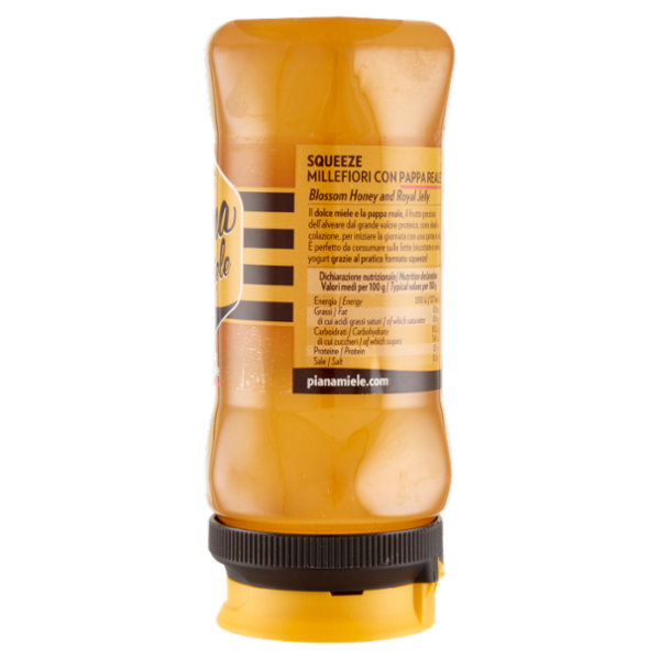 Piana Miele Squeeze Millefiori con Pappa Reale 380 g