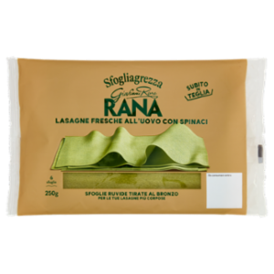Giovanni Rana Sfogliagrezza Lasagne Fresche All'Uovo Con Spinaci 250 g
