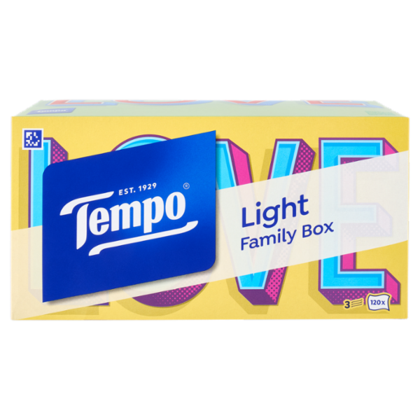 Tempo Light Family Box Fazzoletti 3 veli 120 pz