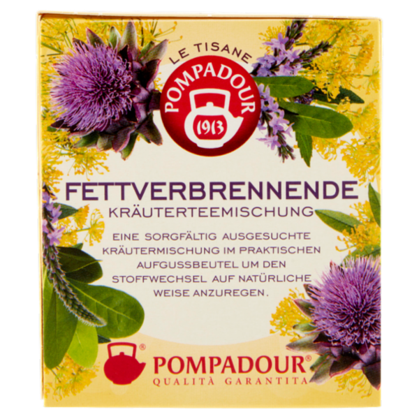 Pompadour Le Tisane Plus Brucia Grassi con Matè* e Carciofo 18 x 2,2 g