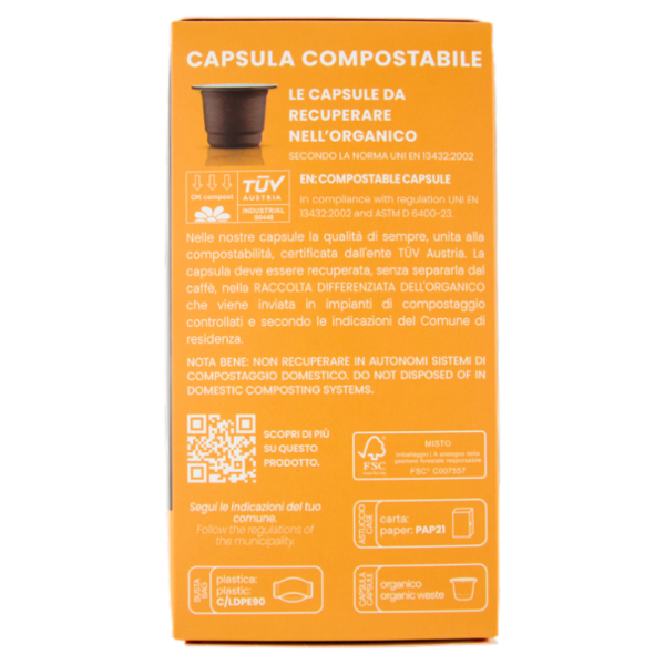 Caffè Vergnano 1882 Napoli Capsule Compatibili Nespresso* 10 x 5 g