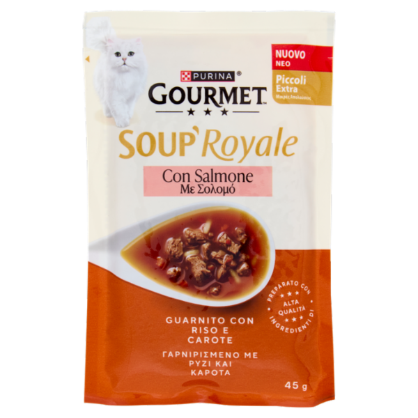 PURINA GOURMET Soup Royale con Salmone 45g