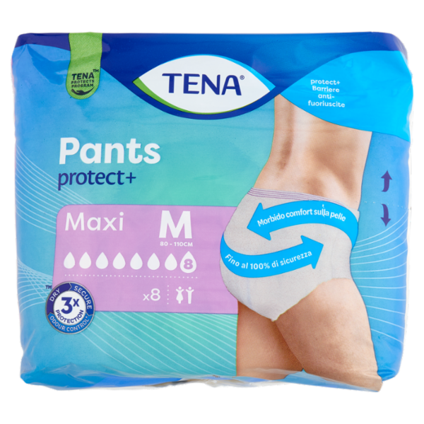 Tena Pants protect+ Maxi M 8 pz