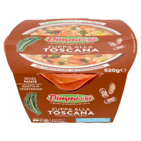 DimmidiSì Zuppa alla Toscana con Cavolo Nero 620 g
