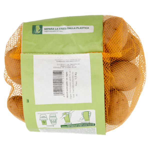 Selex Natura Chiama Patate per Tutti gli Usi Pasta Gialla 1,5 kg