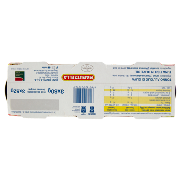 Maruzzella Tonno all'Olio d'Oliva 3 x 80 g