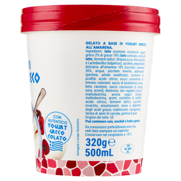 Pavlakis Gelato di Yogurt Greco Amarena 320 g