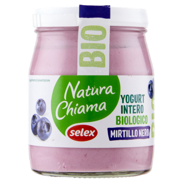 Selex Natura Chiama Yogurt Intero Mirtillo Nero Biologico 150 g