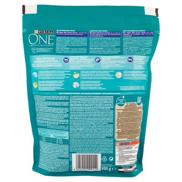 PURINA ONE Sterilcat Hairball Ricco in Pollo 800 g
