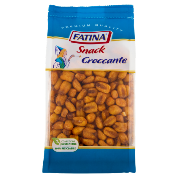 Fatina Snack Croccante Mais Tostato Salato BBQ 200 g